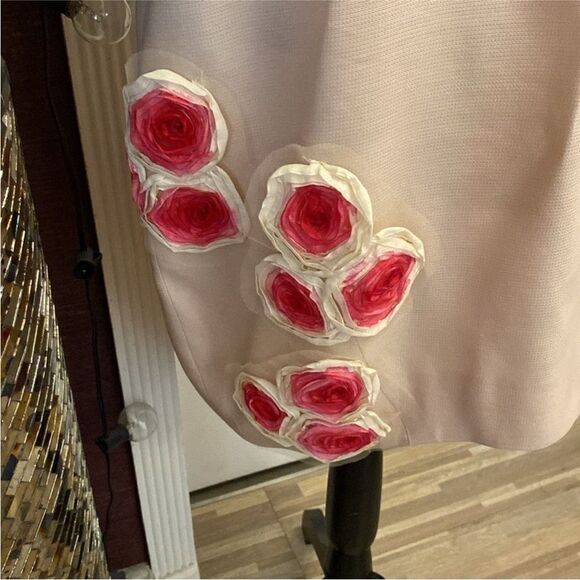 Fendi rose appliqué dress, US10 - Picture 3 of 13